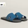 Famous Design Izmir Sandals Shoes Men Calfskin Leather Slip On Comfort Footwear Beach Slide Walking Boy's Flip Flops Sandalias EU38-46.BOX