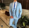 Костюм мужских костюмов Homme Men 3 PCS Свадебные смокинги Slim Fit Groom Prom Blazer Hombre Terno Masculino Jacket Prack Vest Vest