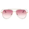 PPDDA Lunettes praddas Gradient pada prd Mode Féminine TOUS Pilote IN Lunettes de Soleil Femmes Miroir Lunettes de Soleil Quay Voyager Nuances Marque Designer