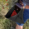 Bolsas de couro ao ar livre Bush Bushcraft bolsa de forrageamento para caminhadas tesouros, conchas fáceis em torno dos cintos