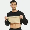 Sweats à capuche pour hommes pulls d'hiver pull Plus velours Oneck doux polaire épais garder au chaud mince taille masculine pull épaississement 230206