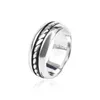 Кольцо скрученное кросс -плетеное кольцо пара классическое кольцо медные ювелирные украшения для женщин