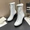 Boots 2023 Women Five Finger Sock Splittoe Plon Leather Booties Toe Heeled Black Pink White Luxury Design Runway Shoes 221201 Drop D Dh4Tm