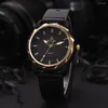 Montres de poche OTOKY 2023 mode hommes montre à Quartz haute qualité en cuir hommes 3.5