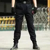 남성용 바지 검은 전술화물 남자 군사 전투 스웨트 스웨트 팬츠 군대 전술 전술 약한 CS Militar Work Clothingmen 's boun22