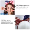 Bandanas Day Independence Headband Party Patriotic Hair July 4Thhead Headbands Accessoires Wit Bluered Headwear Hoop Wear Bopper