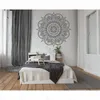 Adesivi murali Mandala Flower Wallpaper India Camera da letto Soggiorno Adesivo Art Mural Home Decor