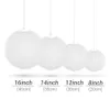 Andere evenementenfeestjes 30 -stcslot Mix Maat 20 cm 30 cm 35 cm 40 cm Witpapier Lantaarns Chinees Ball Lampion voor bruiloft vakantiedecoratie 230206