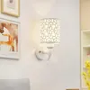 Lámparas de pared Europeas y americanas simples LED moderno 5W Lámpara de noche dormitorio de la sala de estar creativa del pasillo de la sala de estar iluminación el