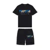 22SS Summer Trapstar Man T Shirts Designers Kl￤der Mens Women Short Tracksuit Tees eller Shorts Sport T-Shirt High Street Hip Hop 5 Trapstar 7xrx