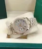 Relógio feminino de luxo, clássico, fashion, automático, conjunto, diamantes coloridos, tamanho, 36 mm, vidro safira, cor dourada, presente de Natal feminino