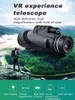 Телескоп Бинокль 80x100 Профессиональный HD Telecope 20000M IPX6 Водонепроницаемый телефон Телескоп Высокое увеличение Микротескоп для кемпинга 230206