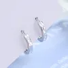 Hoop Earrings BABYLLNT 925 Sterling Silver Geometric Simple Car Flower Woman Charm Jewelry Gift