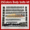 Complete Motorcycle Fairing Bolts Full Screw Kit For KAWASAKI NINJA ZX10R ZX 10R 10 R 1000 CC ZX10 ZX-10R 16 17 18 19 20 MOTO Body Windshield Bolt Screws Nut Nuts 268PCS / Set