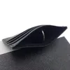 2020Real Leather ID Card Case Purse Classic Black Thin Credit Card Holder Wallet New Fashion Business Men Slim Coin Purse Pocket B259H