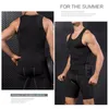 Men's Tank Tops Men Compression Base Layer Sleeveless Vest Top Quick-drying Sports Gym Under Shirt -OPKMen's