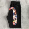 Heren Shorts Harajuku Y2K Gym Evisued Casual Japanse Modemerk M Gedrukt Wijde Pijpen Zomer Mannen Kleding Y2302