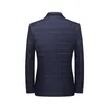 Męskie garnitury Blazers Britishs Style Vintage Plaid Men Casual Slim Fit Kurtka Single Button Business Social Plus Size 3xl Hombre 230207