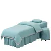 Ensembles de literie Salon de beauté couette Massage Spa coton doux dentelle couvre-lit housse de chaise taie d'oreiller couette et couette 5 pièces ensemble