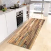 Tapijt houten graan keuken tapijt slaapkamer ingang deurmat anti-slip woonkamer vloer decor huis bad hal voet mat op maat gemaakt 230207
