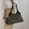 Stuff Sacks Popular diamond inlaid shoulder new style with large capacity autumn and winter Tote for cross-body women's bag