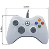 Новые игровые контроллеры USB Проводной Xbox 360 без логотипа Джойстик Геймпад Черный контроллер без розничной коробки Быстрая доставка
