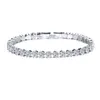Bracelets de liaison Chaîne Bracelet en diamant complet coréen pour femmes Gift de mariage cadeau de luxe Roman Crystal Bangles Bijoux en gros