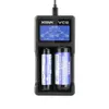 XTAR VC2 18650 Chargeur de batterie Test Batteries Affichage de la capacité Chargeur USB pour 10400-26650 Batterie Li-Ion 21700 18650 Chargeurs