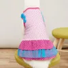 Vêtements pour chiens Robe mignonne en tulle à pois pour animaux de compagnie Jupe princesse Jupon Vêtements