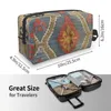 Cosmetic Bags Navaho Weave Turkish Ethnic Kilim Bag Large Capacity Vintage Persian Antique Tribal Makeup Case Storage Toiletry