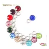 Charms Edelstahl Strass Niedlicher Anhänger Charm für Armreif Halskette 12 Konstellation Geburtsstein DIY Schmuck Drop Lieferung Findi Dhgti