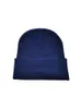 Berets zimowa czapka czapki poliestrowe czapki dla mężczyzn kobiety miękkie ciepłe mankiety unisex