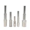 10mm 14mm 18mm Hookahs Nail Titanium Tip Tool Set Cap Female Joint Nails For Oil Rigs Glass Bongs Water Pipe accessory