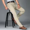 Mens Pants men suit pants casual office high quality cotton trousers business for wedding party dress social 230207