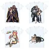 T-shirts pour hommes Overlord Obarodo T-shirts à manches courtes Anime Manga Lupusregina Beta Narberal Gamma Entoma Vasilissa Zeta Cosplay Shirt