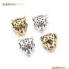 Charms Buddha Leopard Helmet Alloy Charm For Beads Bracelets Necklace Sliver Gold Plated Diy Jewelry Accessories Drop Delivery Findi Dhjj5