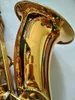 802 Tenor Saxophone BB Gold Lacquer Sax Tenor Musical Musical Musical مع Case Phatpiece4711177