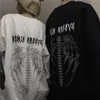 Damen Hoodies Sweatshirts Streetwear Harajuku Hoodie Y2K Tops Mädchen Retro Gothic Übergroße Kapuze Punk Anime Print Kleidung HipHop High Street 230207