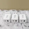 20W Новый быстрый тип C быстро зарядное устройство QC3.0 PD USB AC Dual Ports US UK EU EU Plug Travel Wallers для мобильных телефонов