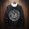 Men's Hoodies 8xl Winter Plus Size 2xl-9xl Men Wool Liner Large Male O-neck Collar Hiphop Sweatshirts Print European Version Outerwear