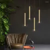 Pendant Lamps Modern LED Light Nordic Minimalist Decoration Used In Living Room Bedside Dining Table Bar Lighting Installation