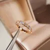 anillo de boda Anillos anchos y estrechos anillo de diseño serpentina Nácar blanco anillos de ágata roja 18 k rosa alto nivel de personalización anillo de mujer anillos de serpiente anillo