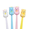 4pc Cute Little Mouse Gel Pen Creativo promozionale Corea Cancelleria Accessori per ufficio Materiale scolastico inchiostro nero