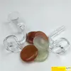 4mm thick banger nail carb cap with clear 10mm 14mm 18mm male female domeless nails and natural jade quartz carb cap