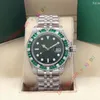 40 mm rbow Rainbow Diamond Bezel Sapphire Baselworld Watch Mens Automatic Green Watches Men Sport 116610LV Sub date polsWatches228P