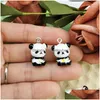 Pendenti e ciondoli 20 Pz/set 15X20Mm Resina Panda Ciondolo Risultati Dei Gioielli Fai Da Te Fatti A Mano Appeso Decorazione Fare Accessori Consegna di Goccia Compon Dhemh