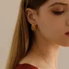 Boucles d'oreilles créoles intemporelles merveille incroyable zircone Geo pour femmes bijoux de créateur Punk gothique bal piste coréenne Ins cadeau mélange 2466