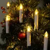 Candles Years LED Candles Flameless Remote Taper Candles Led Tea Light for Home Dinner Party Christmas Tree Decoration Lamp 230206