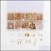 Clasps Hooks Alloy Accessories Jewelry Findings Set Making Tools Copper Wire Open Jump Rings Earring Hook Supplies Kits 766 Drop D Dh7Bf