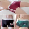 Underpants Young Men's Underwear Boxer Shorts Tide Japanese Boys Pure Cotton Personality Breathable Autumn Panties Bielizna Meska